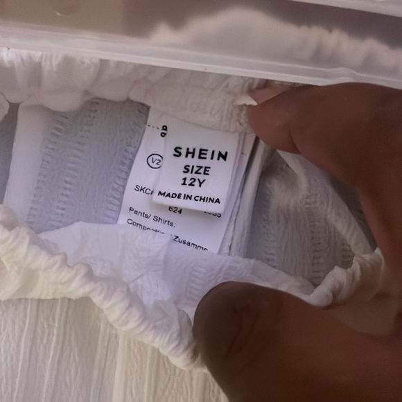 White two piece set for boys size 12 - Picture 6 of 7